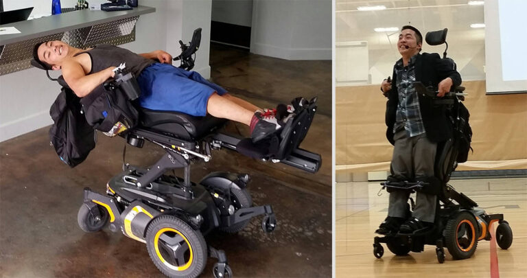 Standing Wheelchair for Quadriplegia