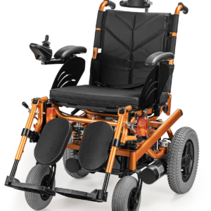 Electric Wheelchair with Neck Support Head Positioning